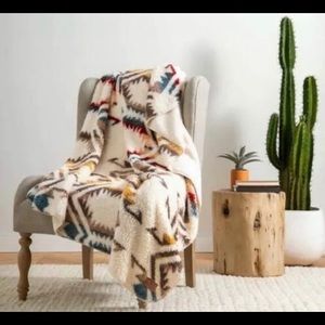 Pendleton Fleece Sherpa Aztec Southwest Th…